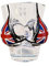 Boobs and Union Jack Bikini Shot Glass London Flag Souvenir! Souvenir/Speicher/Memoria! Cute Union Jack Shot Glass with Built-in Bikini! Verre à Shot/Schnapsglas/Colpo di Vetro/Chupito!