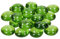 Efco Glasnuggets irisierend, 13–15 mm, Frühlingsgrün, Glas, grün - spring green, 10 x 10 x 5 cm, 35