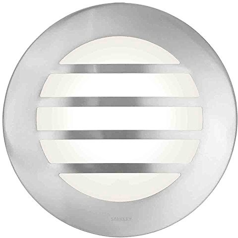 STANLEY Tahoe Wall Light Flush Garden IP44 Rated Outdoor Bulkhead - (Stainless Steel)