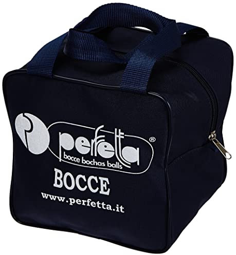 Perfetta Unisex – Erwachsene Jolly Professional 107mm Mix Boccia-Set für die Freizeit, Dunkelrot gepunktet und dunkelgrün gepunktet, 107 mm