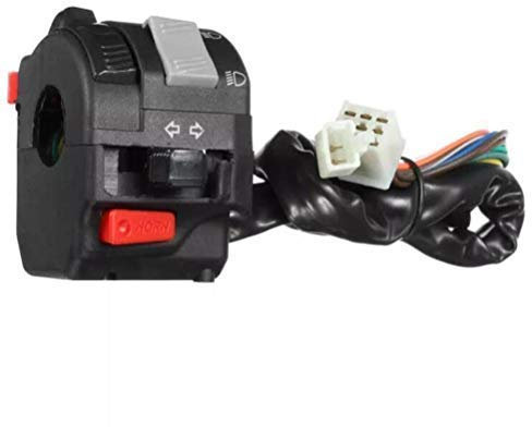 SUCAN 12V Motorrad Scheinwerfer Start Schalter Horn Blinker für 7 / 8inch 22mm Lenker links Seite
