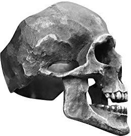 Sterling Silber 925 Totenkopf Ringe Schmuck Schädel Herren Männer Handgemacht Juwelen