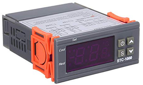 Decdeal 1 STC-1000 Controller digitale di temperatura riscaldamento raffreddamento raffreddamento temperatura temperatura temperatura termostato 2 Rel¨¦s uscita con sensore