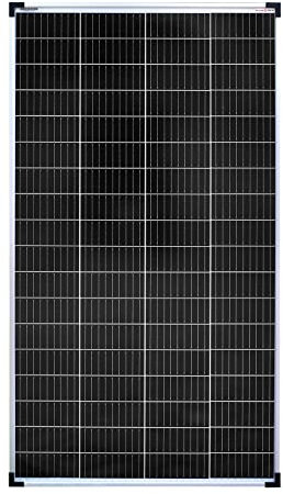 enjoy solar® Mono 150W 36V (Para sistemas PV 24V) panel solar monocristalino, ideal para autocaravanas, casetas de jardín y barcos