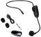 Microfono Wireless UHF Professionale per Cuffie con Microfono per Amplificatore vocale, capacità Anti-interferenza, per insegnamento, Guide turistiche, presentazioni, conferenze