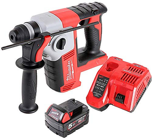 Milwaukee M18BH 18V Compact SDS Hammer Drill with 1 x 5.0Ah Battery & Charger