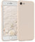EAZY CASE - Silikonhülle für iPhone SE 2022 / SE 2020, iPhone 7/8 Hülle Silikon Case Beige weich stoßfeste Handyhülle Schutzhülle mit Kameraschutz Dünn Premium Schutz Cover TPU Phone Bumper in Taupe