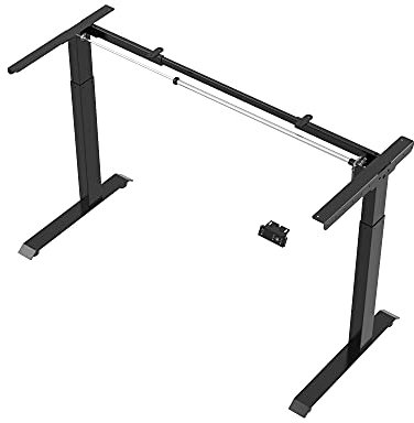 ERGOSPOT ES1C Cadre de table électrique réglable en hauteur en continu Télescope double avec fonction mémoire Protection contre les collisions réglable et démarrage progressif Charge maximale