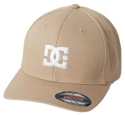 DC Herren Cap Star Flexfit Curve Brim Hat, bewölkt, large
