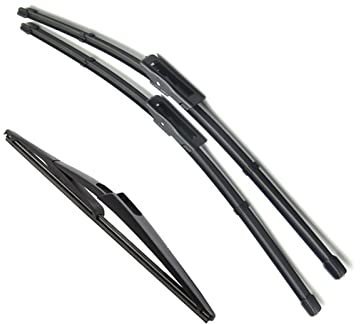 Scheibenwischer Wischerarm Für Dacia Für Renault Für Sandero 2015-2019 Windschutzscheibe Scheibenwischer Vorne Und Hinten Wischerblätter Set 2219 11 Wischerblätter Set (Color : RHD)