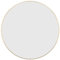 vidaXL Wandspiegel Rundspiegel Flurspiegel Spiegel Badspiegel Hängespiegel Dekospiegel Schminkspiegel Badezimmerspiegel Golden Ø 60cm Rund