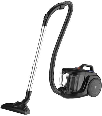 Taurus Guzzler Cyclone - Aspirador sin Bolsa, 850W, para Todo Tipo de Suelos, depósito 2L, Doble Sistema de filtración, filtros extraíbles y Lavables, Ruedas de Goma, Recoge Cables, Accesorios