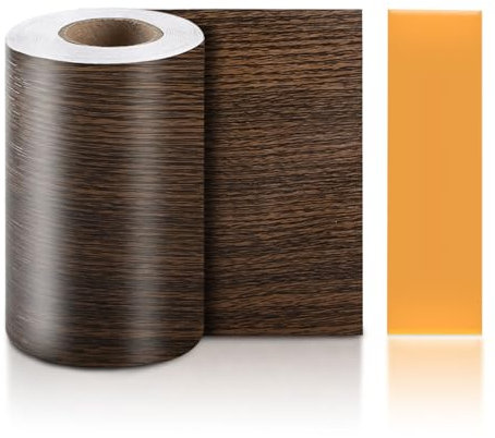 TECDW Cinta Adhesiva de Grano de Madera, 10m x 10cm Cinta Reparación de Vetas de Madera, Autoadhesiva Papel de Contacto de Wood Grain para Laminados, Puertas, Zócalos, Paredes (Color-2)