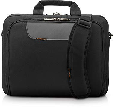 Everki Advance ECO Laptoptasche 14,1 Zoll, Umhängetasche Notebook, Schwarz, 35,9 cm