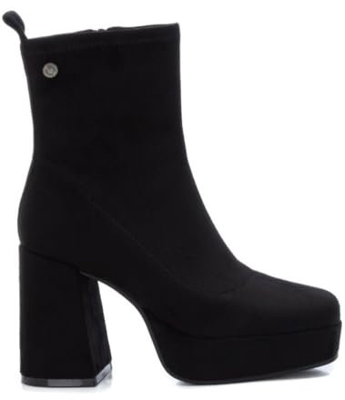 Refresh Stivaletto in Camoscio Nero -Altezza tacco 10cm-