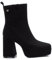 Refresh Stivaletto in Camoscio Nero -Altezza tacco 10cm-