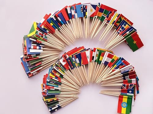 Länder Zahnstocher Flagge (200 Länder)