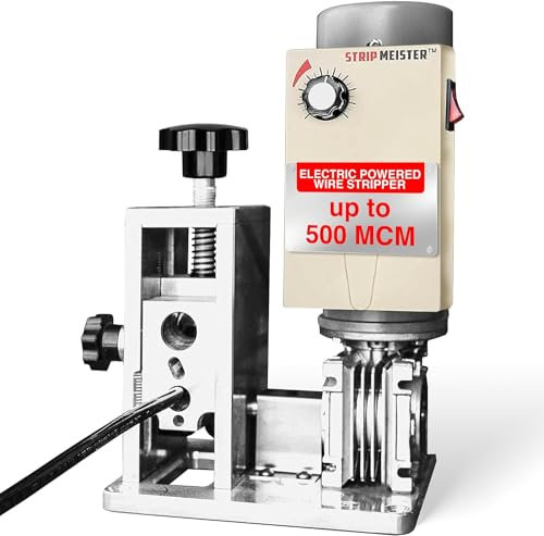 StripMeister E350x Electric Wire Stripper Machine - Electrical & Copper Wire Stripper, Electric Wire Stripping Machine for Scrap Metal & Cables, Cable, Automatic