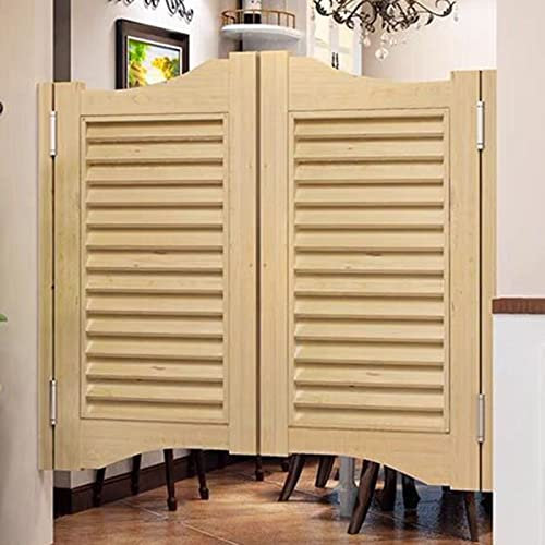 Café-Schwingtüren, Lamellen-Schwingtüren für den Eingangsbereich, Salon-Schwingtüren, Badezimmer-Schwingtüren, Cowboy-Tür, Bar, Küchenzaun (einfarbig, B 140 x H 90 cm)