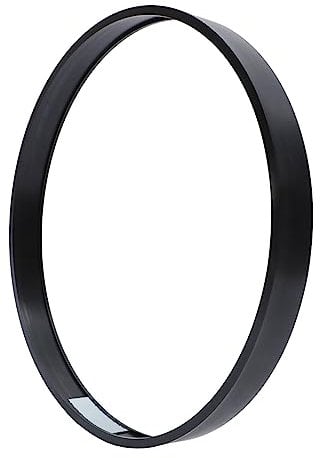 Runder Bilderrahmen Rund 60cm aus Aluminiumlegierung Schwarz, Modern