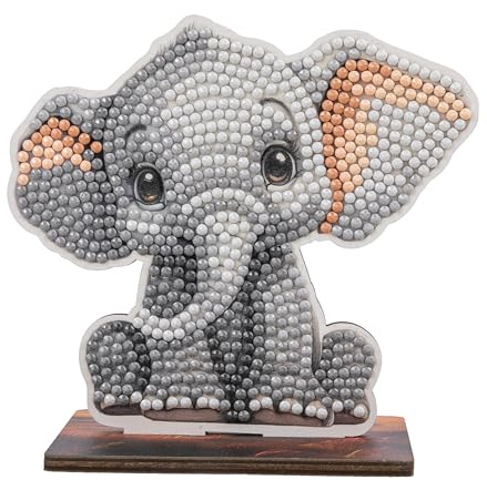 CRYSTAL ART Elephant Wildlife Buddies Kit Craft Buddy