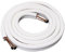 Jfbsgbs Tubería de Cobre aislada de 1/2/3/4m, Accesorios de tuberías de Aire Acondicionado de 1/4 ''y 3/8'', par de Tubos de Bobina, Juego de Cables de línea Dividida, Aire Acondicionado(2M)