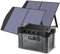 ALLPOWERS 1451Wh Central eléctrica portátil S2000Pro con 2×100W SP027 Panel Solar plegables, 4×2400W Salida CA con MPPT y SAI, Carga rápida 0-80% en 1 h, generador solar para Uso exterior doméstico RV