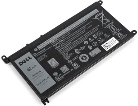 Dell YRDD6 Laptop Battery (11.4V/42Wh/3-Cell) for Chromebook, Inspiron, Latitude, Vostro