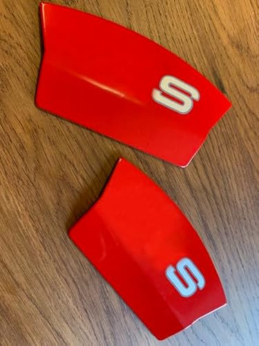 Gloss Red Rear Brake Caliper Covers - Fits Audi RS4, RS5, RS6, RS7.