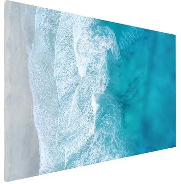 Pizarra Magnética de Pared Concept Crystal - Pizarra Metálica con Borrado en Seco y Montaje Fácil, 60x40cm