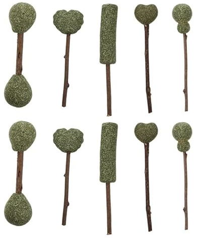 Yardwe Catnip Lollipops 10 X Catnip Lollipops for Cats | Natural Catnip Material, 13.50X4.50X1.50cm size, for Indoor Play, Lick and Chew