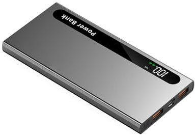 Power Bank Laptop/Nivel 66 de Carga, Gran Capacidad 100000 MAh (Plata)