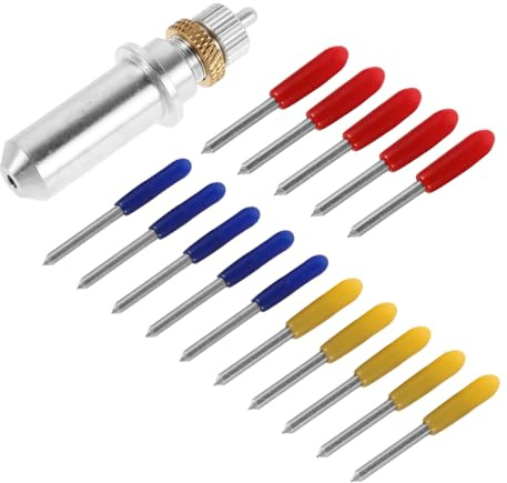 Veemoon Lames De Coupe pour Lettrage Outil De Remplacement pour Cutter Vinyle Remplacement pour Cutter De Machine De Découpe Outil De Coupe Précision