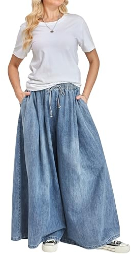 EXPOING Wide-Leg Pantalon décontracté Femme