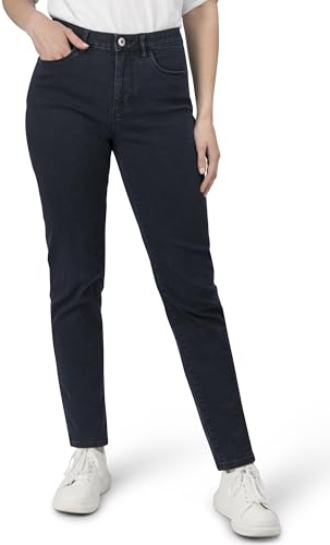 STOOKER Nizza Denim Basic Damen 5-Pocket-Jeans Tapered Fit Denim/Jeans clean wash konisch lang