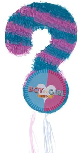 Pinata Gender Reveal Boy or Girl | 34x10x51cm