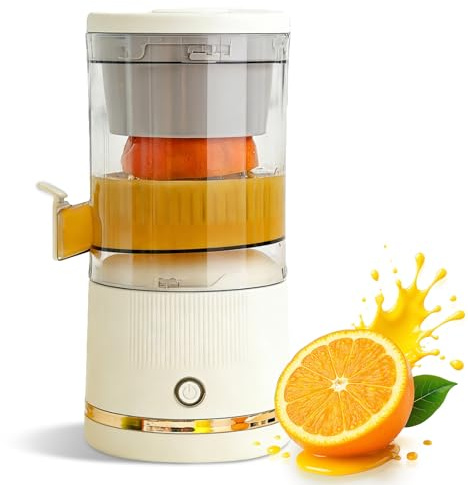 Automatic Separation Juicer, Portable Citrus Juice Press, Electric Citrus Juicer, Easy to Clean, Easy to Use, 23.5cm, For Lime, Orange