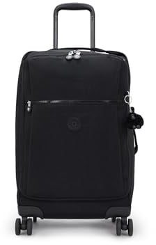 Kipling Darcey UP S Kleine Reisetasche mit Rollen, Carry On, Black Noir (Schwarz)