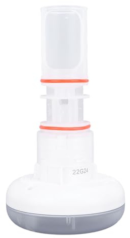 TOPINCN Ugello Massaggiante SPA per Vasca da Bagno, Getti Ad Aria con Luce LED Colorata per Vasca Idromassaggio, Accessorio di Ricambio per Spruzzo a LED per da Bagno.
