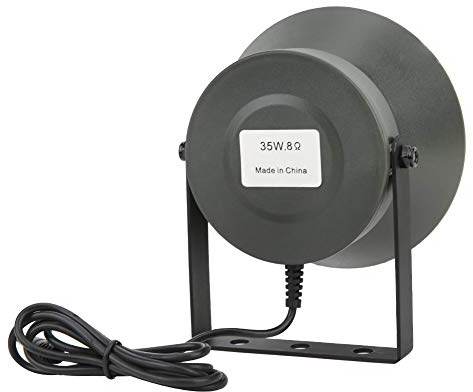 Yinhing CP 390 Doppio Altoparlante Esterno da 35 W Riproduttore Elettrico del Suono degli Uccelli con Funzione di Temporizzazione del Tono Alto da 125 DB Display LCD USB Design a Prova di Sabbia per