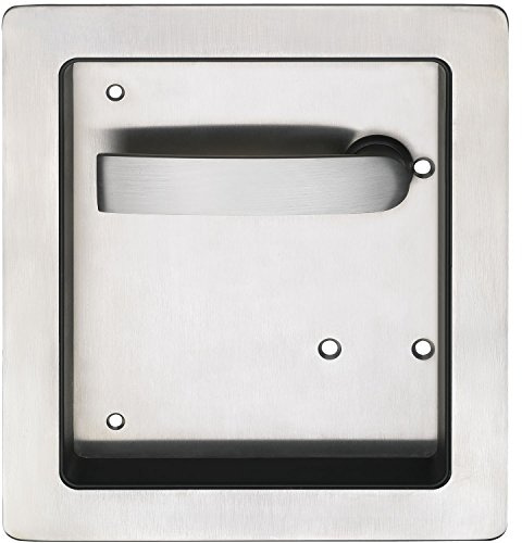 Turnhallenmuschel FSB 77 7952, 200 x 230 mm, links, ungelocht, VK 9 mm,Edelstahl