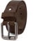 ROYALZ 'Richmond' Ledergürtel Herren aus robusten 4mm Büffel-Leder, Vintage Jeans-Herren-Gürtel mit Dornenschließe Voll-Leder 38 mm, Farbe:Dunkelbraun, Größe:Bundweite 80 cm = Gesamtlänge 95 cm