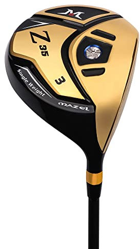 MAZEL Golf Fairway Holz für Herren Golfschläger 3-Holz 15 Grad 44 Zoll Rechtshänder Graphitschaft