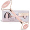 Rullo per viso in quarzo rosa, con pietra preziosa per occhi, collo e corpo, massaggiatore facciale al quarzo rosa (quarzo rosa)
