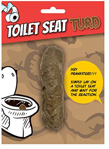 WPN Fun Jokes, Pranks, Stocking Fillers, Gifts & Novelties (Toilet Seat Turd)