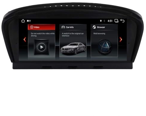 XISEDO Android 8.1 Head Unit 8.8 Inch 6-Core Car Stereo Car Radio RAM 2G ROM 32G Sat Nav Car GPS Navigation for BMW 3 Series E90 (2005-2008)/ BMW 5 Series E60 (2005-2008) Original CCC System