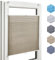 Home-Vision® Premium Plissee Faltrollo ohne Bohren mit Klemmfix, Kollektion „Melange” Leinenoptik Blickdicht Sonnenschutz Jalousie für Fenster & Tür (Beige, B80cm x H200cm) Modern Klemmträger