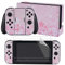 eXtremeRate Adesivo Skin per Nintendo Switch Console Joycon Controller Dock Impugnatura Sticker Pellicola Protettiva Protezioni Schermo per Nintendo Switch-Petali Rosa