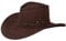 Alsino Cowboyhut Hut Faschingshut Cowboy Cowgirl Karneval Western Karneval Kostüm Fasching Herren Damen Party JGA Leder Unisex Onesize (braun)