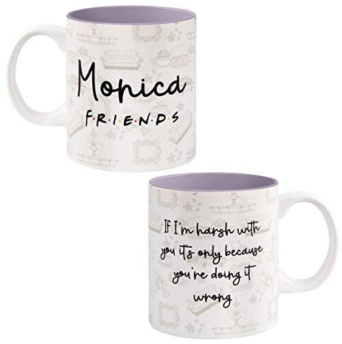 RA-HOMESTORE New Popular TV Series Friends Quote Mug, Perfect Novelty Gift - Monica